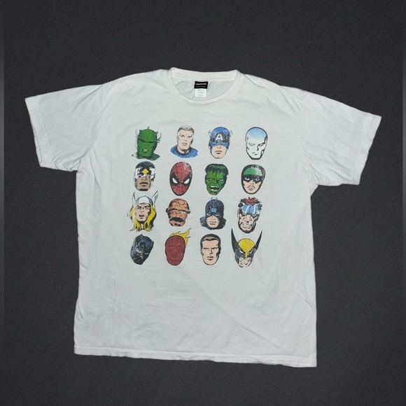 Marvel Other - Vintage Marvel Faces Graphic T-Shirt